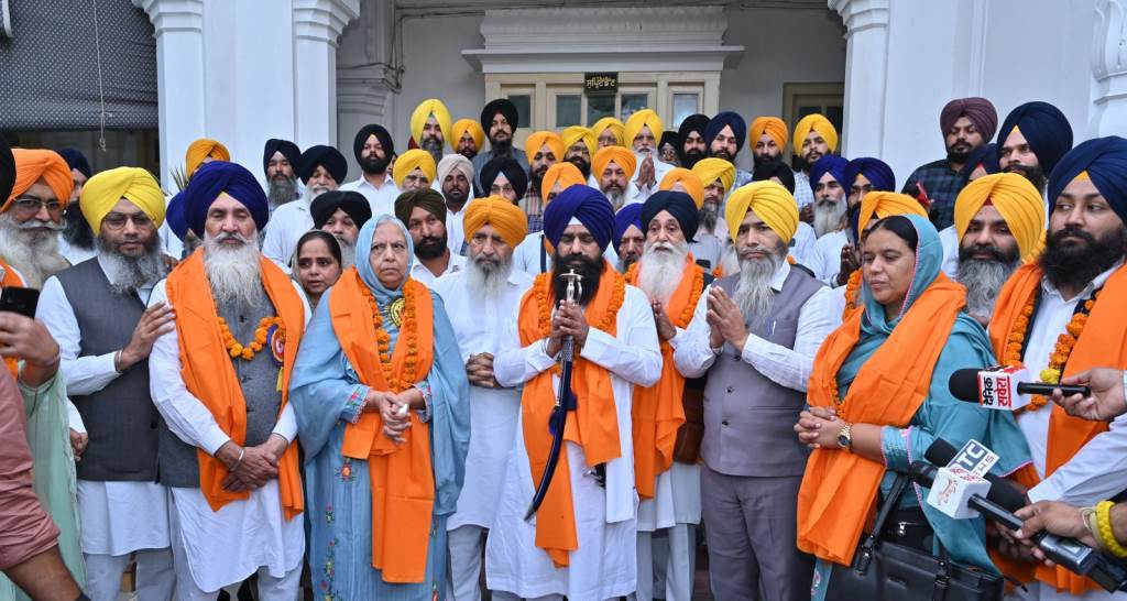 The Shiromani Committee SGPC sent Sikh pilgrims to Gurdwara Sri Nankana Sahib